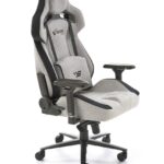 Sedia da ufficio Alister in grigio/nero - H134 cm