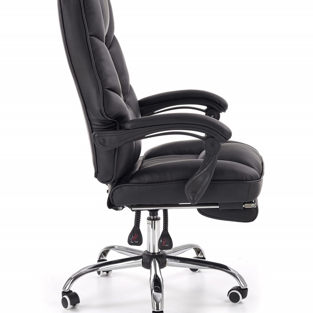 Sedia da ufficio Alvin in nero - immagine 3