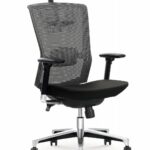 Sedia da ufficio Ambasadori in nero grigio