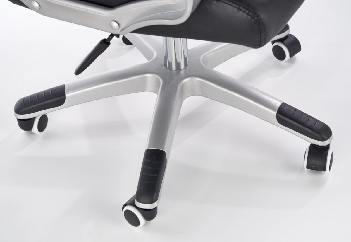 Sedia da ufficio Barton in bianco nero - immagine 5