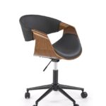 Sedia da ufficio Bilbo in nero/nero - H82 cm