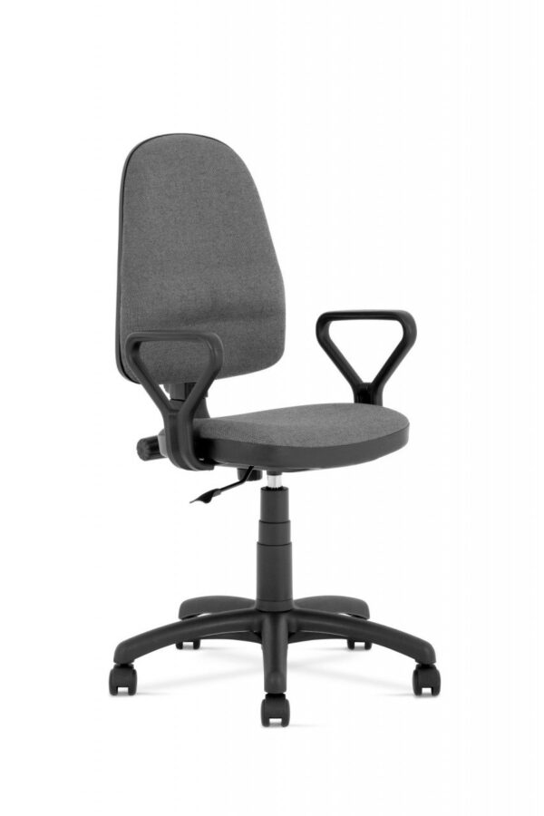 Sedia da ufficio Bravo in grigio - H108 cm EF031