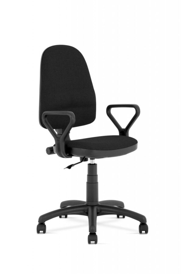 Sedia da ufficio Bravo in nero - H108 cm H108 cm EF019