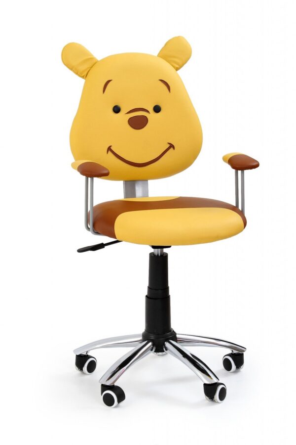 Sedia da scrivania per bambini Kubus marrone H92 cm