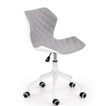 Sedia da ufficio per bambini Matrix III in bianco grigio
