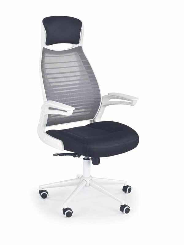 Sedia da ufficio Franklin in bianco nero