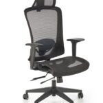 Sedia da ufficio Goliat in nero - H125 cm