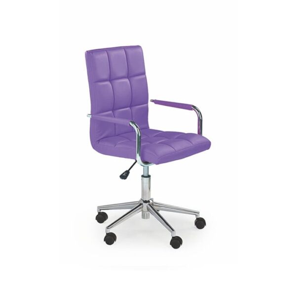Sedia da ufficio Gonzo2 in viola - H 98-110 cm