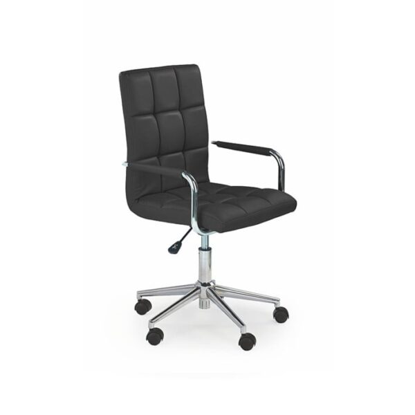 Sedia da ufficio Gonzo2 in nero - H 98-110 cm