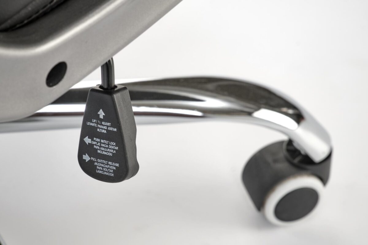 Sedia da ufficio Helder in ecopelle nera - H120 cm - immagine 11
