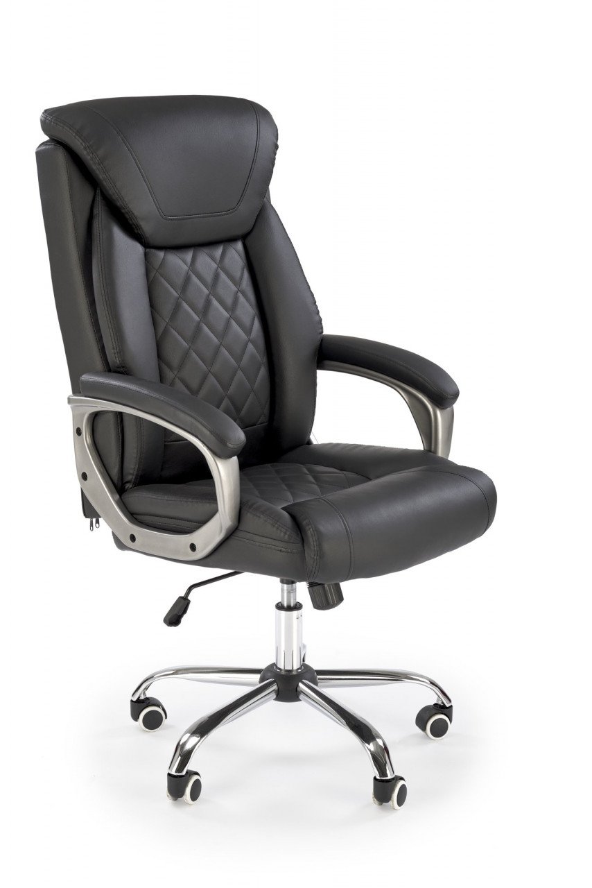 scaun-de-birou-helder-piele-ecologica-negru-h120-cm99689 Sedia da ufficio Helder in ecopelle nera - H120 cm - immagine 1