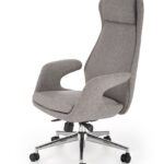 Sedia da ufficio Kevin in tessuto grigio - H125 cm