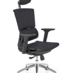 Sedia da ufficio Marcus in nero - H140 cm