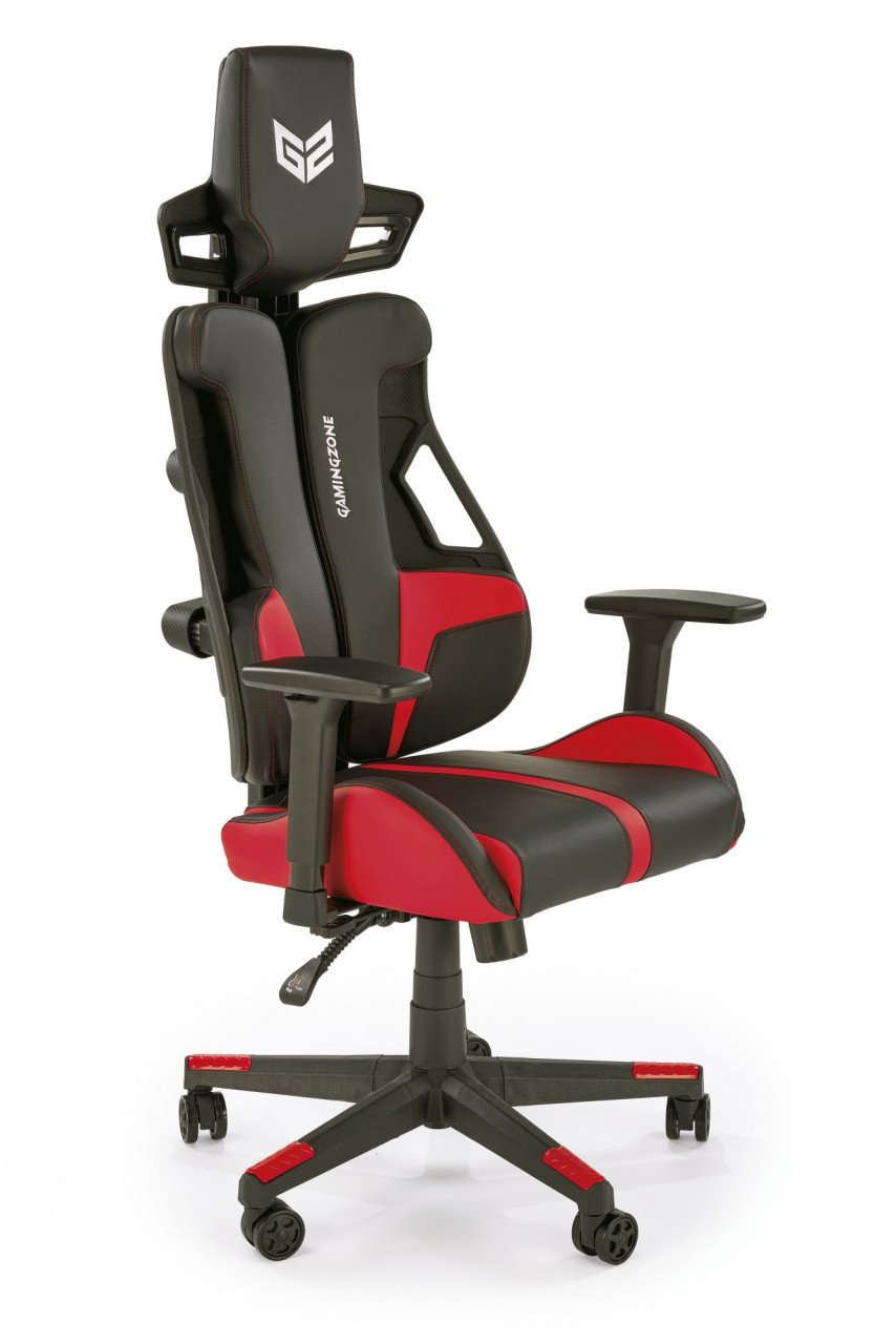 scaun-de-birou-nitro-negru-rosu-h137-cm100587 Sedia da ufficio Nitro in nero/rosso - H137 cm - immagine 1