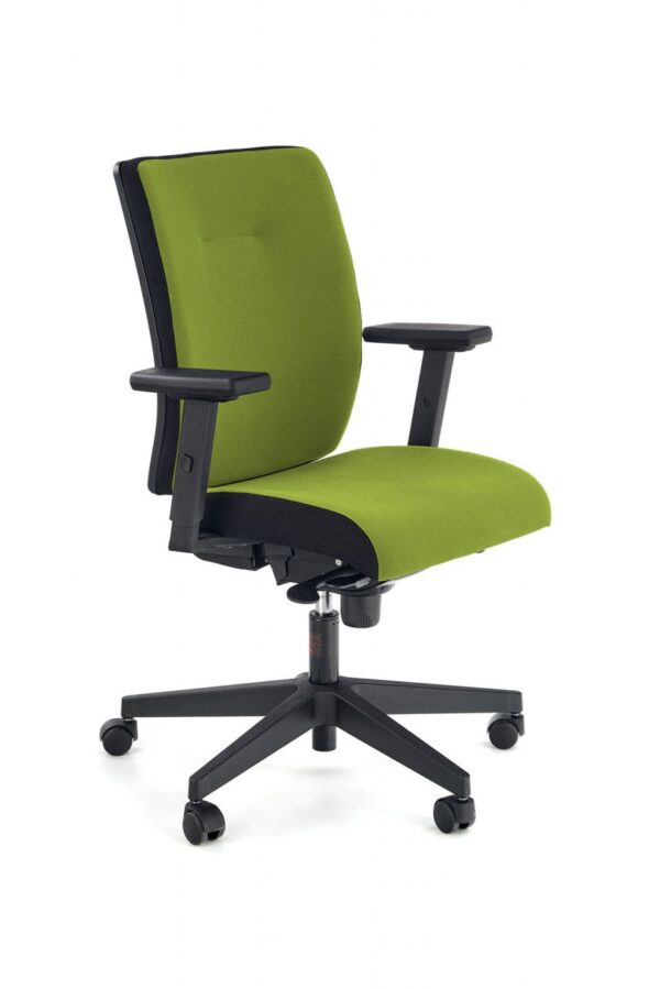 Sedia da ufficio Pop in nero/verde - H108 cm