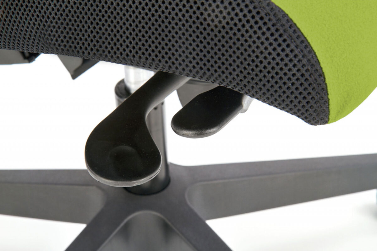 Sedia da ufficio Pop in nero/verde - H108 cm - immagine 11