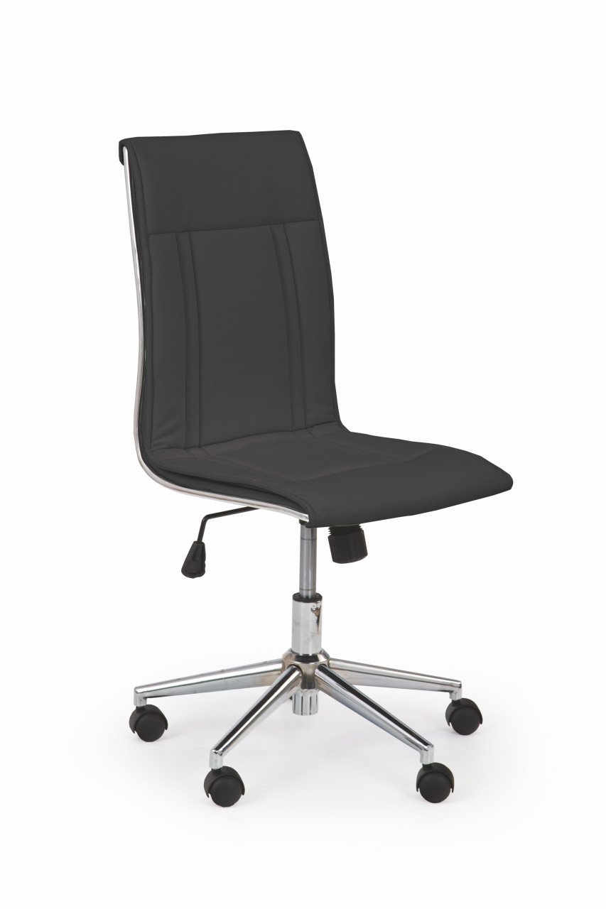 scaun-de-birou-porto-negru-h107-cm100639 Sedia da ufficio Portos in nero - H107 cm - immagine 1