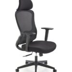 Sedia da ufficio Sonar in nero - H128 cm