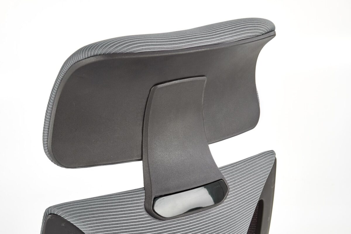 Sedia da ufficio Valdez in grigio/nero - immagine 10