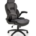 Sedia da ufficio Valerio in nero/grigio - H128 cm