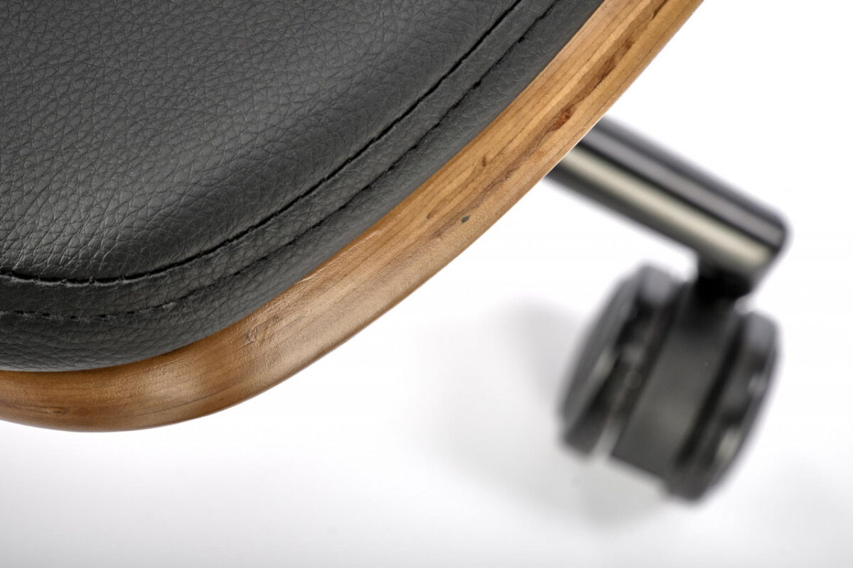 Sedia da ufficio Weber in noce/nero - H122 cm - immagine 3