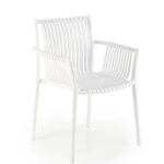 Sedia in plastica K492 in bianco