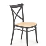 Sedia in plastica K512 nero