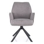 Sedia Hugo Brego grigio07/nero