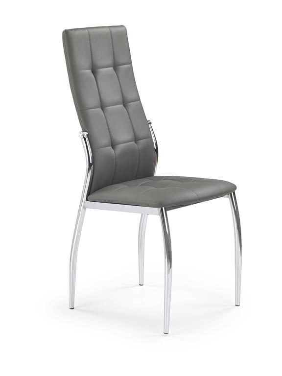scaun-k209-piele-ecologica-gri11912 Sedia K209 ecopelle grigia - immagine 1
