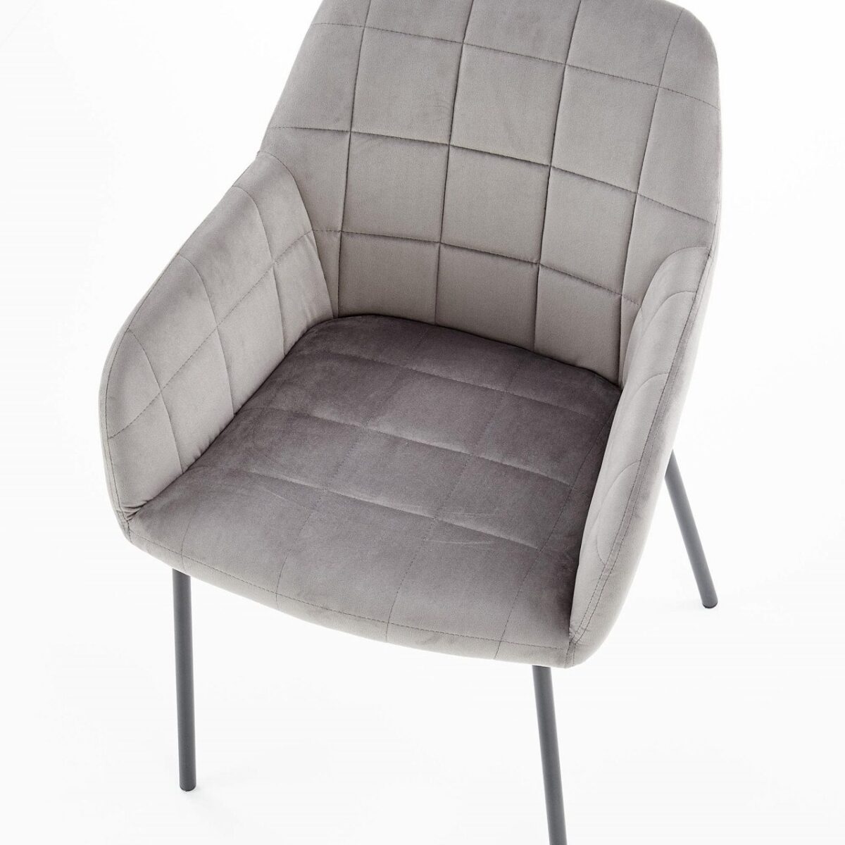 Sedia K305 grigio velluto - immagine 2