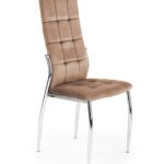 Sedia K416 velluto beige