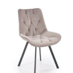 Sedia K519 velluto beige