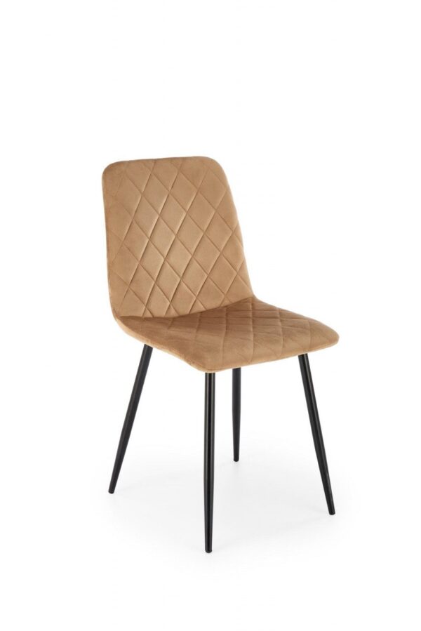 Sedia K525 velluto beige