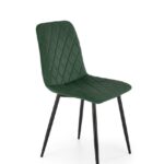 Sedia K525 verde velluto