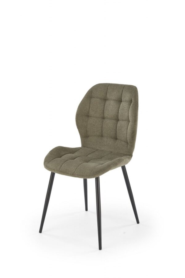 Sgabello K548 tessuto oliva H84 cm