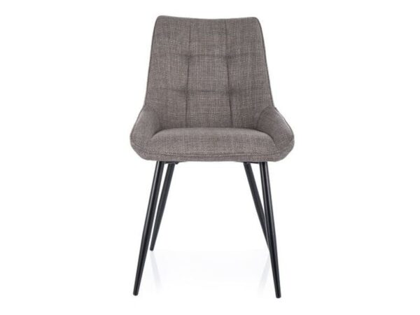 Sedia Klif Bjorn beige34 scuro/nero
