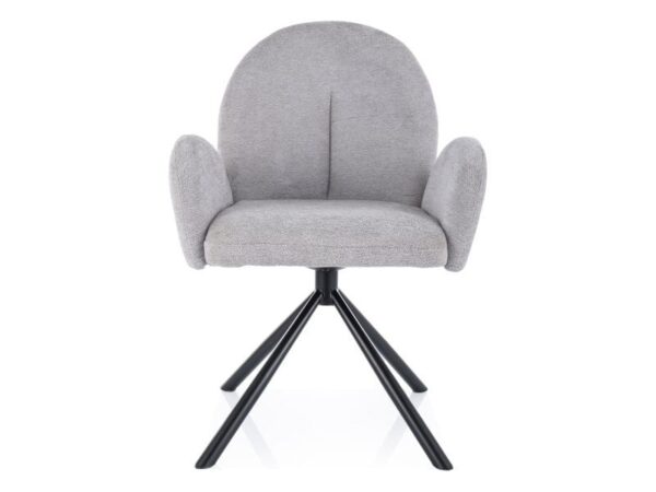 Sedia Planet Raven grigio 06/nero