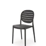 Sedia in plastica K529 in nero