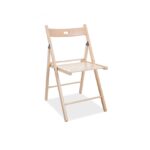 Sedia pieghevole in legno Smart II naturale - H 78 cm