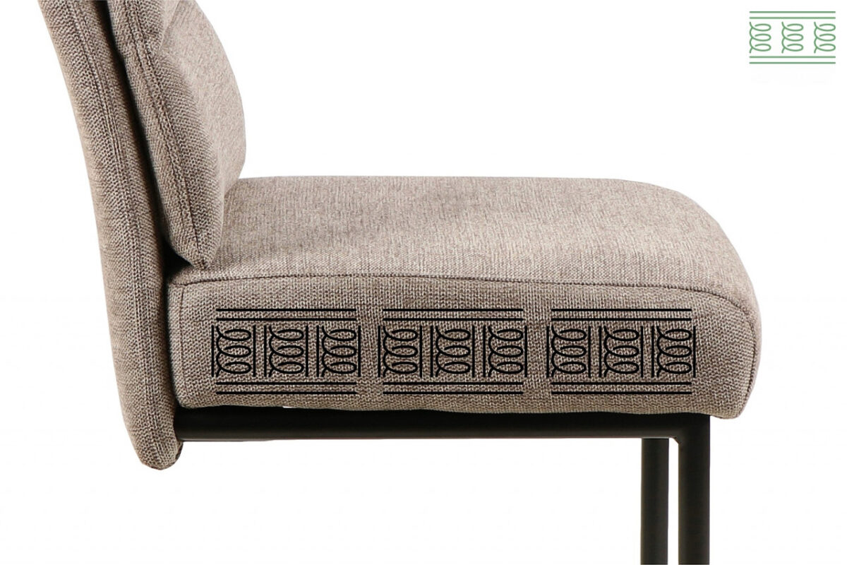 Sedia imbottita Berry Brego 34 beige - immagine 3