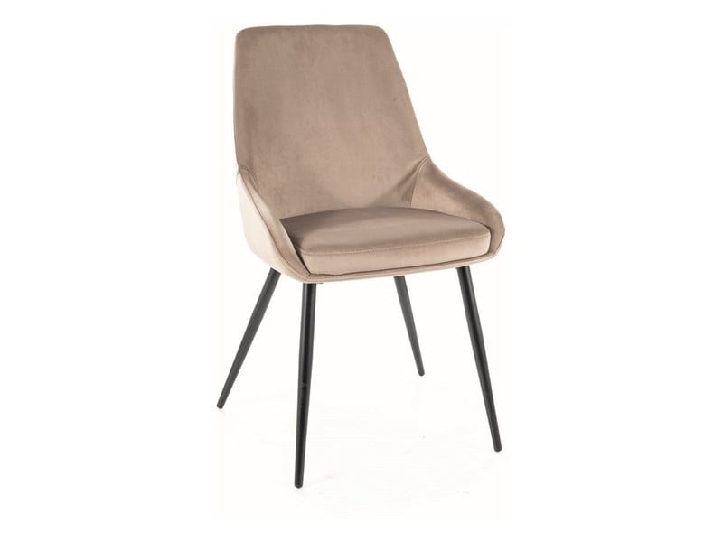 scaun-tapitat-cobe-velvet-bej-blu4029449 Sedia imbottita Cobe velluto beige Blu40 - immagine 1