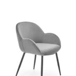 Sedia imbottita K480 - Grigio