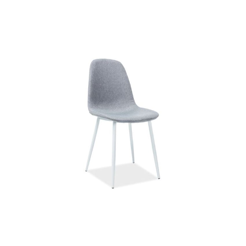 scaun-textil-fox-gri-alb-h-86-cm6665 Sedia tessile Fox grigio-bianco - H 86 cm - immagine 1