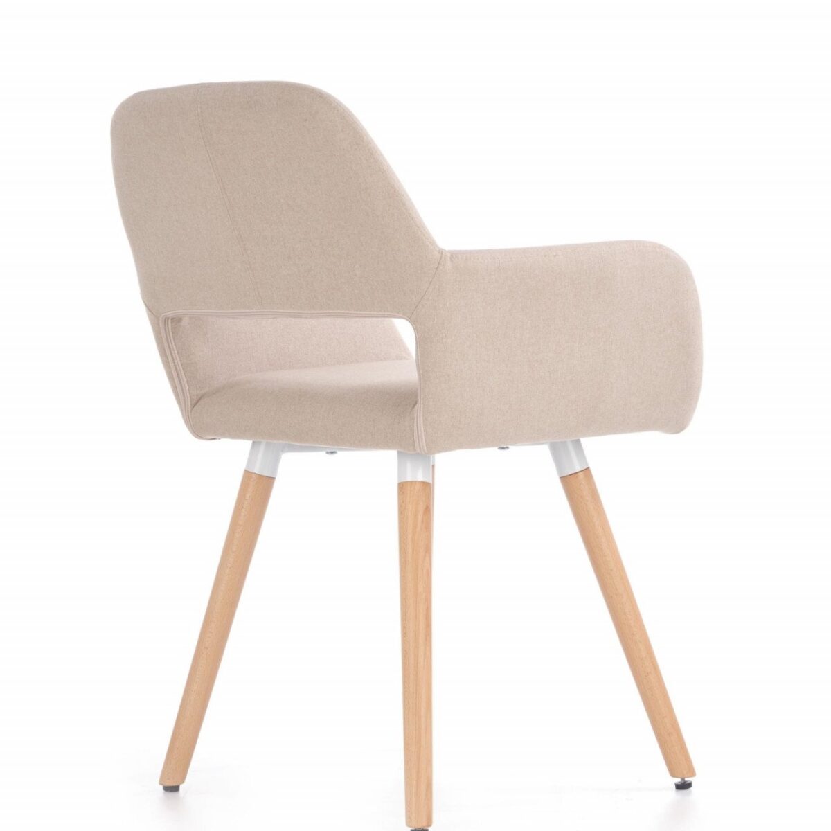 Sedia tessile K283 beige - H 80 cm - immagine 2