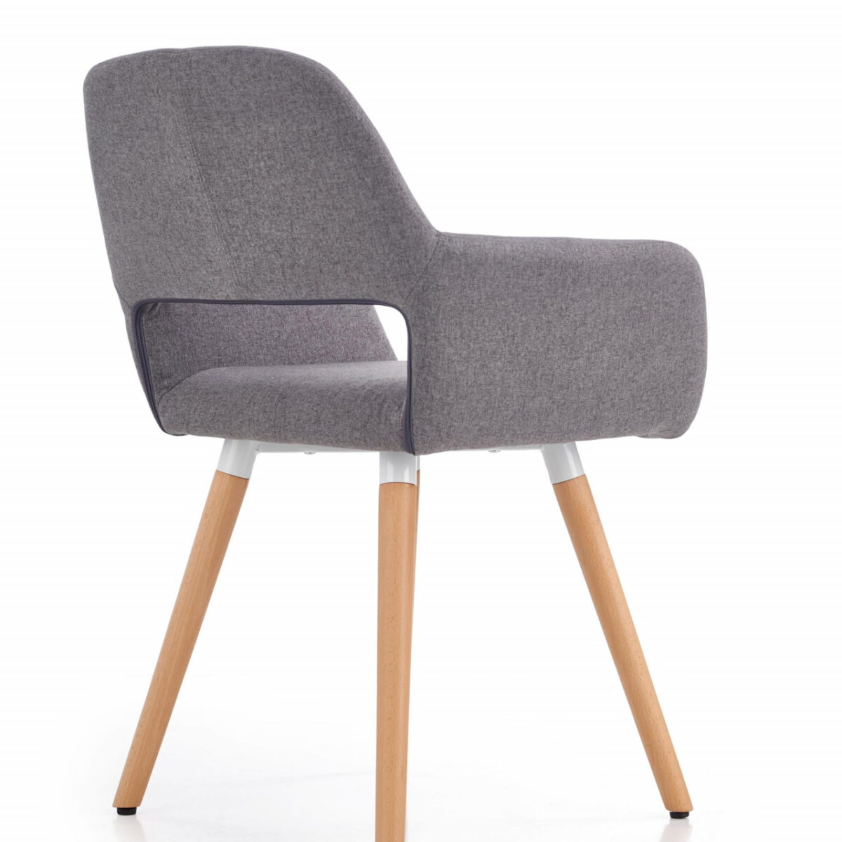 Sedia in tessuto K283 grigio - H 80 cm - immagine 2