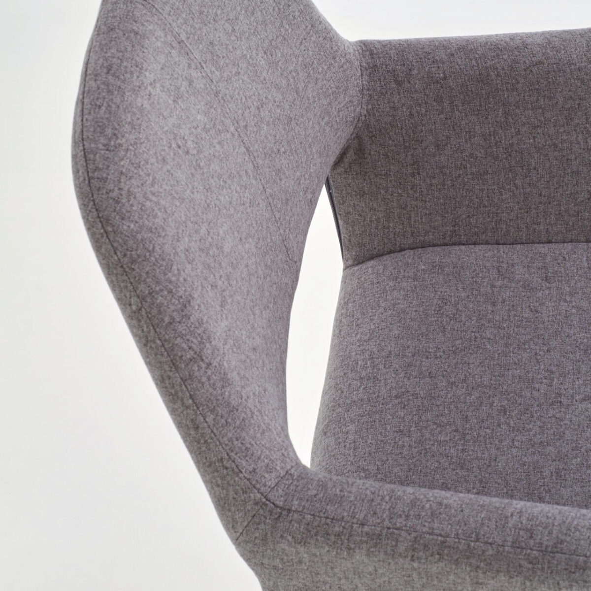 Sedia in tessuto K283 grigio - H 80 cm - immagine 3