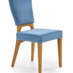 Sedia Wenanty rovere blu materiale