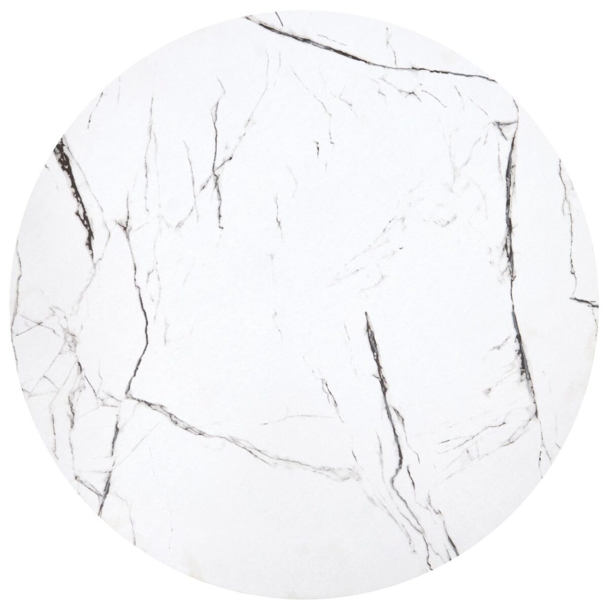 Set di 2 Tavolini da caffè Java effetto marmo bianco/nero - immagine 8