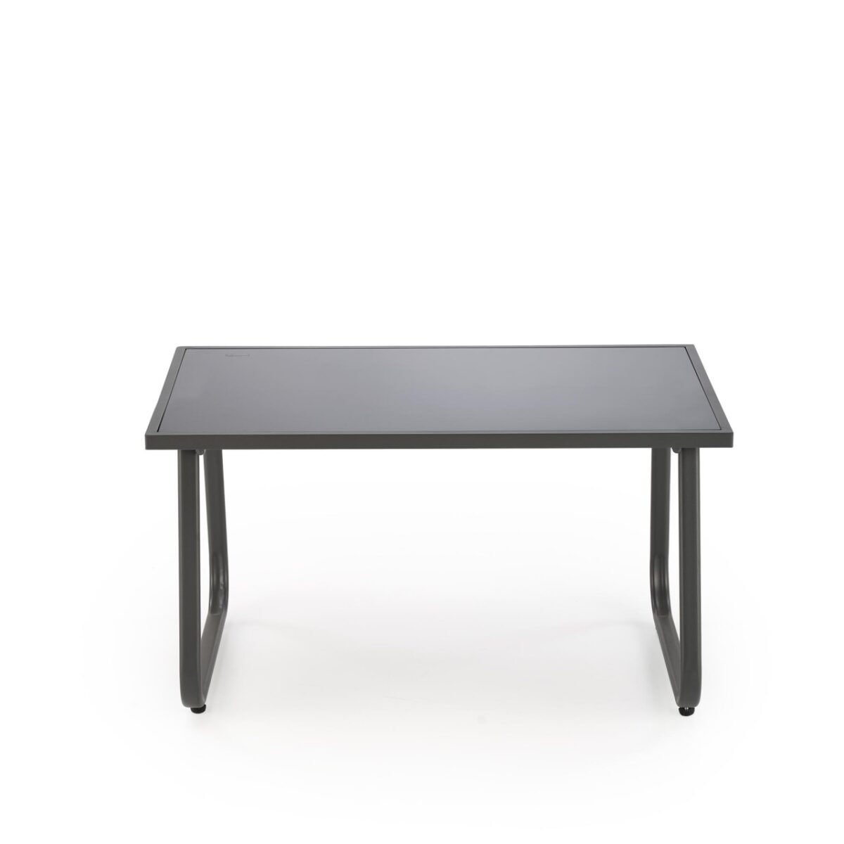 Set da giardino Conor panchina due posti + 2 poltrone + tavolino in grigio scuro - immagine 6