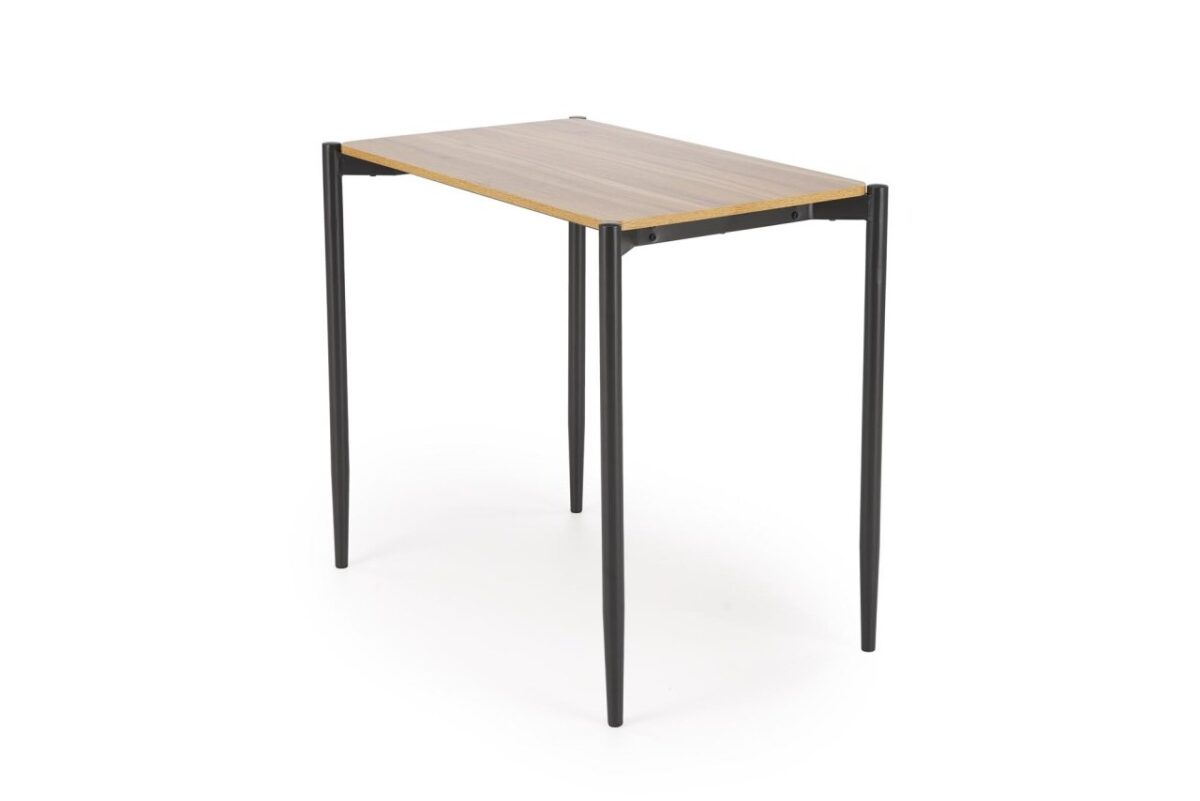 Set tavolo + 2 sedie Nando in legno naturale/nero - immagine 6